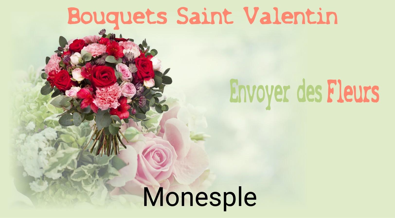 Roses de Saint-Valentin livrées à Monesple